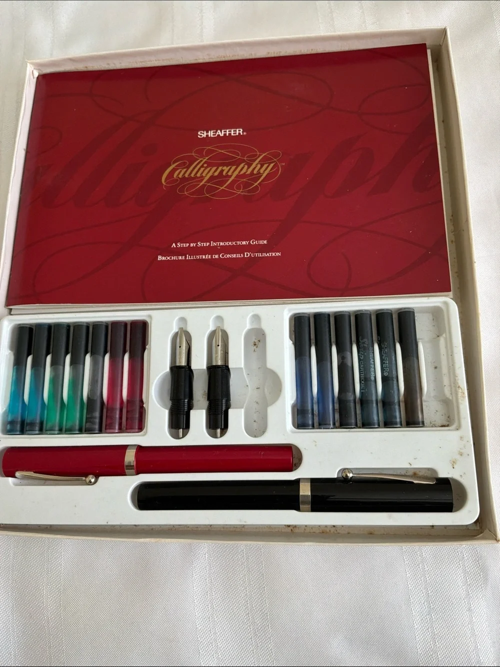 Sheaffer Calligraphy Set - Black and Red